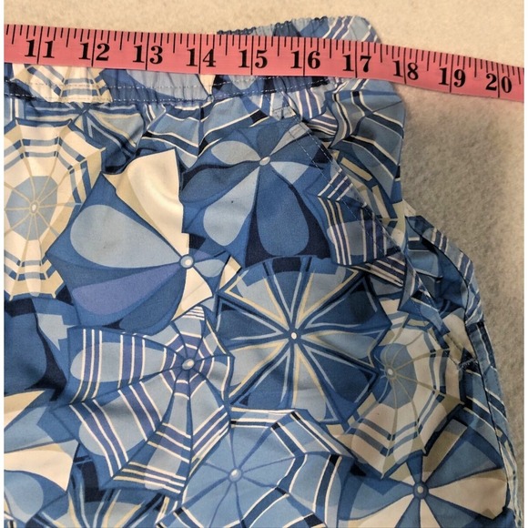 VINEYARD VINES Mens Size L Blue Swim Trunks Novelty Umbrella Beach Summer Shorts - Picture 10 of 13
